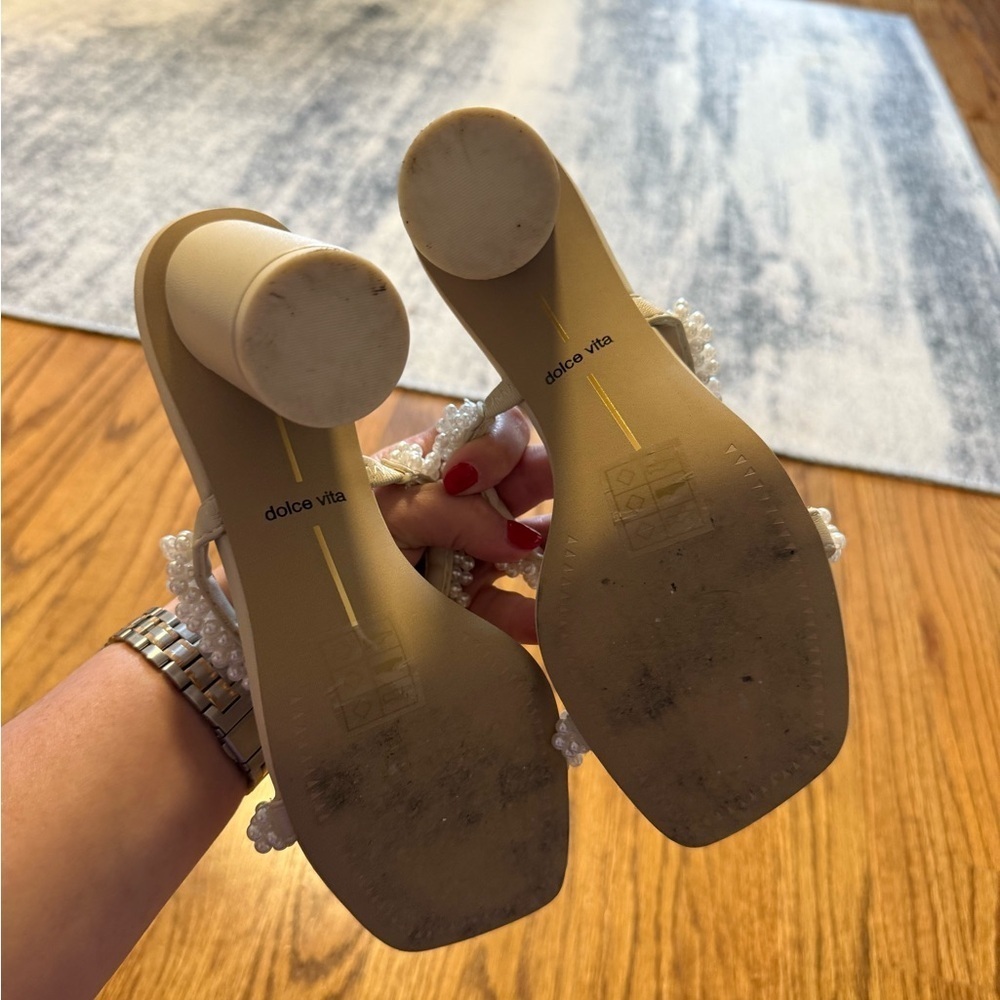 Charles David Rox Double Bow Slide Sandal Heel - Picture 11 of 11